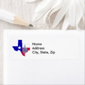 テキサス州とブルーボネット ラベル (インサイチュ)