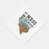 テキサス州と一緒に スタンダードランチョンナプキン (角)