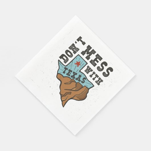 テキサス州と一緒に スタンダードランチョンナプキン (角)
