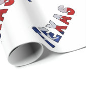 テキサス州なびく国旗 ラッピングペーパー (ロールコーナー)