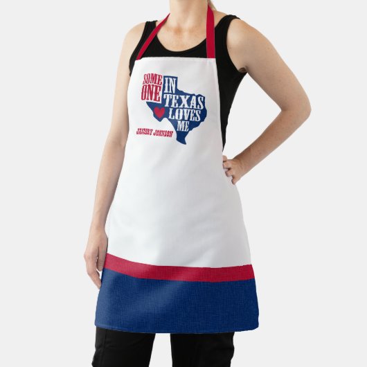 テキサス州にいる人が私を愛してる エプロン (インサイチュ)