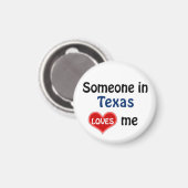 テキサス州にいる誰かが私を愛している マグネット (正面/裏面)