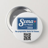 テキサス州のためのSema 2018 3"ボタン 缶バッジ (正面&裏面)