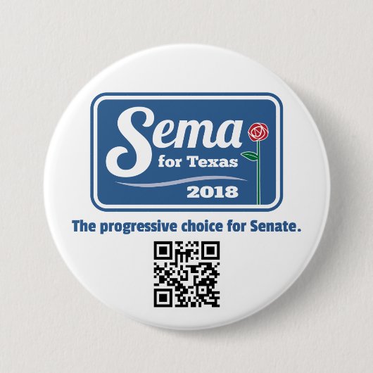 テキサス州のためのSema 2018 3"ボタン 缶バッジ (正面)