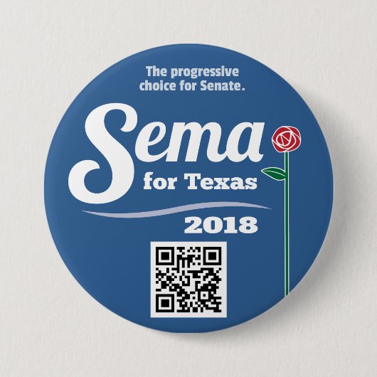 テキサス州のためのSema 2018 3"ボタン 缶バッジ (正面)