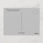 テキサス州のひまわりの畑で嵐が吹き荒れる ポストカード (裏面)