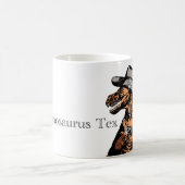 テキサス州のカウボーイとしてTレックス: ティラノサウルス・レックスTex… コーヒーマグカップ (中央)