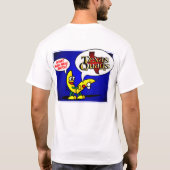 テキサス州のクォードBonkin Nanners II -白 Tシャツ (裏面)