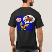 テキサス州のクォードBonkin Nanners II -黒 Tシャツ (裏面)