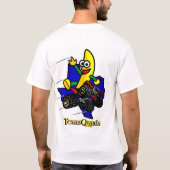 テキサス州のクォードNanner -白 Tシャツ (裏面)