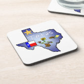 テキサス州のコルクのコースター コースター (左側)