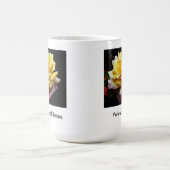 テキサス州のコーヒー・マグの黄色バラ コーヒーマグカップ (中央)