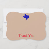 テキサス州のサンキューカード サンキューカード (正面)