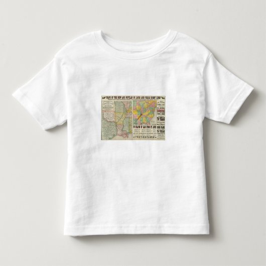 テキサス州のショートライン トドラーTシャツ (正面)