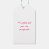 テキサス州のシンボル, テキサス州, ピンク ギフトタグ (裏面)