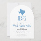 テキサス州のシンボル, テキサス州, 青 招待状 (正面)