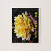 テキサス州のジグソーパズルの黄色バラ ジグソーパズル (縦)