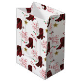 テキサス州のジングルのずっとクリスマス ミディアムペーパーバッグ (正面アングル)