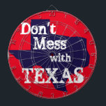 テキサス州のダート盤と台なしにしないで下さい ダーツボード<br><div class="desc">あなたの投げ矢の技術およびテキサス州のあなたのプライドを同時に示して下さい! あなたが!知っている誇り高いテキサス州のパパのための素晴らしい父の日のギフト!!</div>