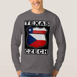 テキサス州のチェコのアメリカ人 Tシャツ