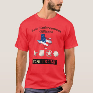 テキサス州のトランプ警察官 Tシャツ