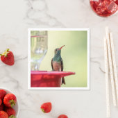 テキサス州のハチドリ スタンダードカクテルナプキン (インサイチュ)