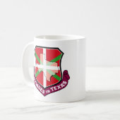 テキサス州のバスク人、Ikurriñaのheraldic紋章付き外衣: コーヒーマグカップ (正面左)