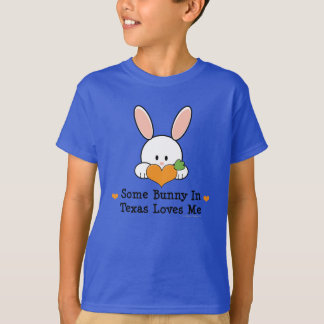 テキサス州のバニーが私を愛しオーガニックているTシャツ Tシャツ