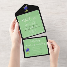 テキサス州のブルーボンネットとセージ、春の結婚式