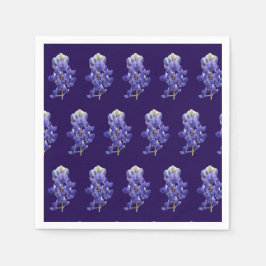 テキサス州のブルーボンネット スタンダードカクテルナプキン