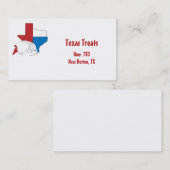 テキサス州のプライドのアルマジロ 名刺 (正面/裏面)