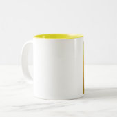 テキサス州のマグの黄色バラ ツートーンマグカップ (正面左)