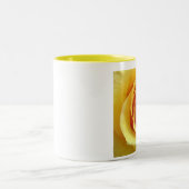 テキサス州のマグの黄色バラ ツートーンマグカップ (中央)