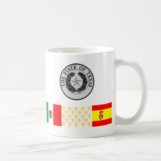 テキサス州のマグの6旗 コーヒーマグカップ (右)