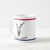 テキサス州のマグへの歓迎 コーヒーマグカップ (正面左)
