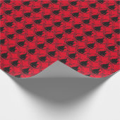 テキサス州のメリークリスマスの包装紙 ラッピングペーパー (角)