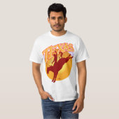 テキサス州のロデオの日の出のワイシャツF/B Tシャツ (正面フル)