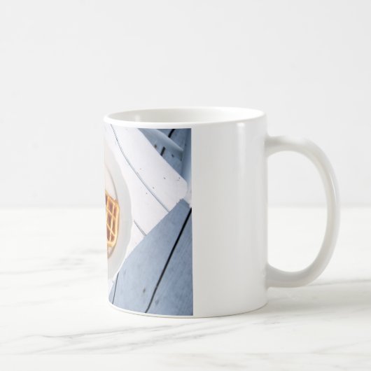 テキサス州のワッフルのマグ コーヒーマグカップ (右)