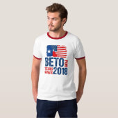 テキサス州の上院議員2018米国の上院の選挙のためのBeto Tシャツ (正面フル)
