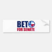 テキサス州の上院2018年のためのBeto バンパーステッカー (正面)