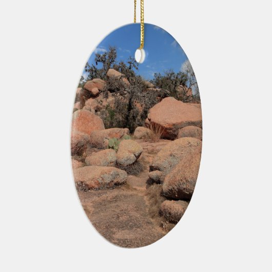 テキサス州の丘の国によって魅了される石の州立公園 セラミックオーナメント (右)