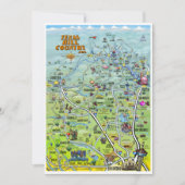 テキサス州の丘の国の招待状 招待状 (正面)