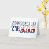 テキサス州の人が私を愛 カード (黄色い花)