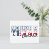 テキサス州の人が私を愛 ポストカード (スタンド正面)