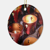 テキサス州の代表団の蝋燭 セラミックオーナメント (左)