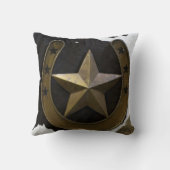 テキサス州の単独星のアメリカ人のMoJoの枕 クッション (裏面)