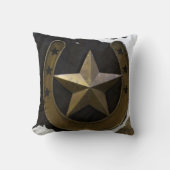 テキサス州の単独星のアメリカ人のMoJoの枕 クッション (正面)