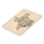 テキサス州の古楽譜 マグネット (左側)