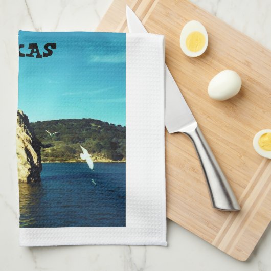 テキサス州の台所タオル キッチンタオル (四つ折り)