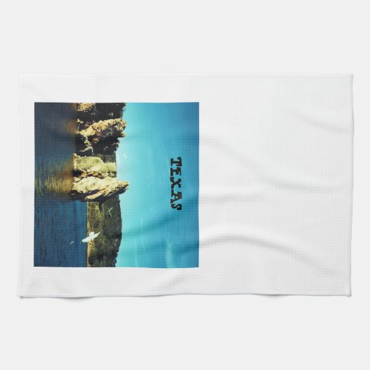 テキサス州の台所タオル キッチンタオル (横)